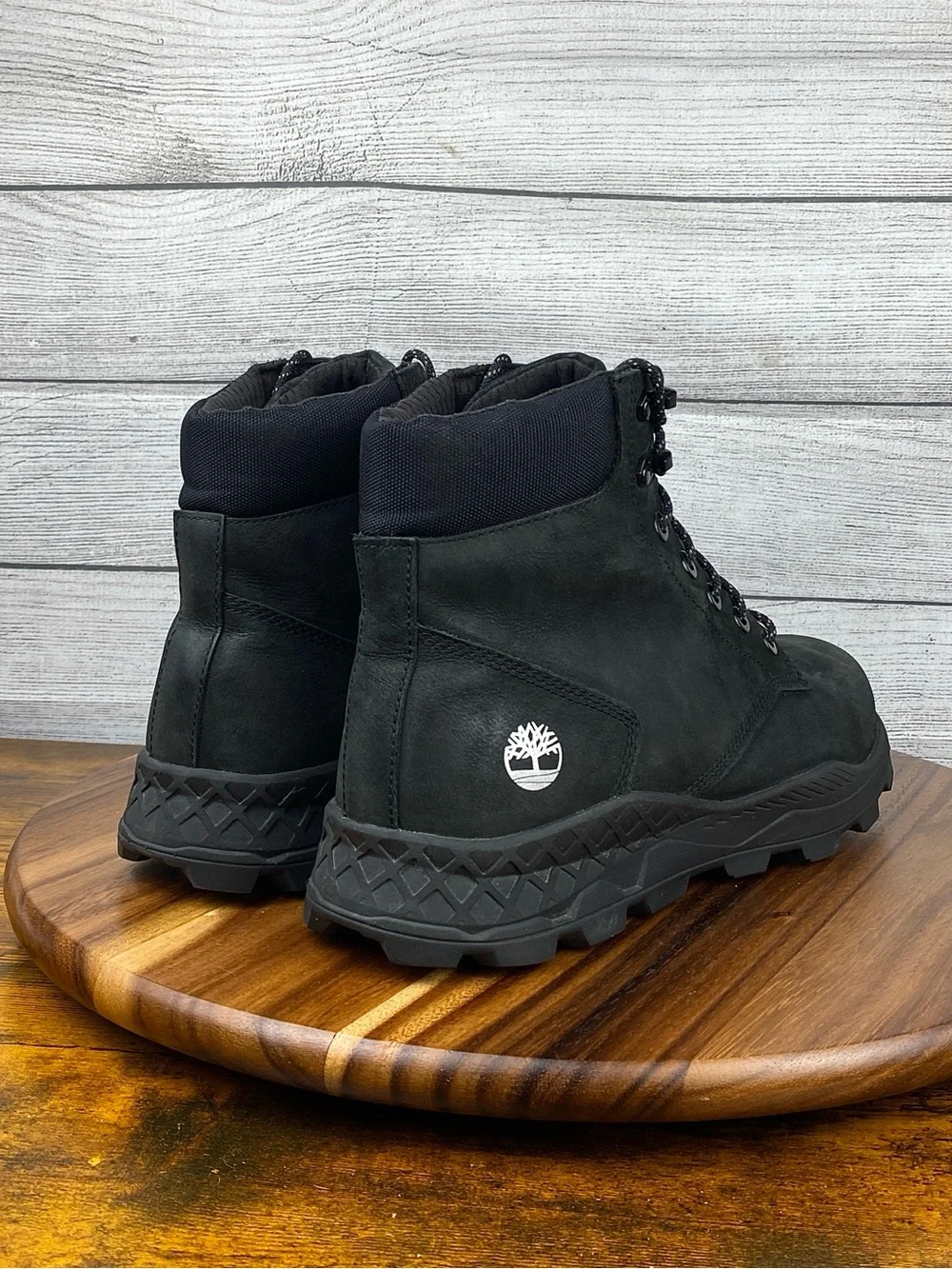 Timberland Brooklyn 6” Waterproof Mid Hiker Black Nubuck Boot Men’s Shoe Size 13